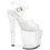 Pleaser ENCHANT-708RS 8" Heel, 3 3/4" PF Ankle Strap Sandal w/RS on PF Bottom