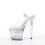 Pleaser FLASHDANCE-708SPEC 7" Heel, 3" Textured LED Illuminated Ankle Strap Sandal