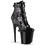 Pleaser FLAMINGO-1013RM 8" Heel, 4" PF Strappy Ankle Boot, Back Zip