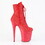 Pleaser FLAMINGO-1020RM 8" Heel, 4" PF Lace-Up RS Mesh Ankle Boot, Side Zip
