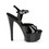 Pleaser GLEAM-609 6" Heel, 1 3/4" PF Ankle Strap Sandal