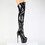 Pleaser JUBILANT-3006 7" Heel, 3" Concealed PF, Stretch Thigh Boot, Side Zip