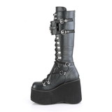 Demonia : Women's Mid-Calf & Knee High Boots-D2KERA200/BVL