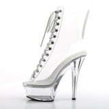 Pleaser KISS-1016C Platforms (Exotic Dancing) : Ankle/Mid-Calf Boots, 6