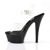 Pleaser KISS-208 Platforms (Exotic Dancing) : 6" - 6 1/2" Heel, 6