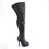Pleaser SEDUCE-3019 5" Heel Thigh High Boot w/ Buckle Strap
