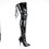 Pleaser SEDUCE-3063 Single Soles : Thigh High Boots, 5" Heel