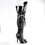 Pleaser SEDUCE-3082 5" Heel Lace-Up Thigh High Boot