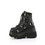 Demonia SHAKER-66 4 1/2" Wedge PF Ankle Boot, Side Zip