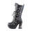 Demonia SINISTER-203 Women's Mid-Calf &amp; Knee High Boots, 3 1/2" Heel