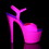 Pleaser SKY-309UV Platforms (Exotic Dancing) : 7&quot; - 7 1/2&quot; Heel, 7" Heel