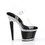 Pleaser SPECTATOR-708RS 7" Heel, 3" Textured PF Ankle Strap Sandal w/RS