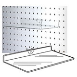 SS-03 Clear Acrylic Pegboard Shelf (6 PCS)