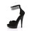 Fabulicious SULTRY-625 6" Heel, 1" PF d'Orsay Sandal w/RS, Back Zip