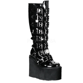 Demonia SWING-815 Women's Mid-Calf &amp; Knee High Boots, 5 1/2" P/F