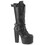 Demonia TORMENT-218 5 1/2" Heel, 3" PF Lace Up Knee High Boot, Side Zip
