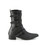 Demonia WARLOCK-110-B 1 1/2" Block Heel Pointed Toe Mid-Calf Boot, Side Zip