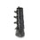 Demonia WARLOCK-110-B 1 1/2" Block Heel Pointed Toe Mid-Calf Boot, Side Zip