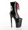 Pleaser XTREME-1020-1 **8" Heel, 4" PF Two Tone Lace-up Ankle Boot, Side Zip