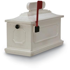 Postal Products Unlimited N1027186 White 1812 Architectural Series Mailbox