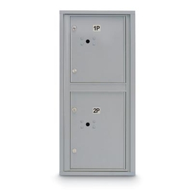 Postal Products Unlimited N1029444 Standard 4C Mailbox with 2 Parcel Lockers