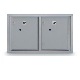 Postal Products Unlimited N1029449 Standard 4C Mailbox with 2 Horizontal Parcel Lockers