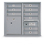 Postal Products Unlimited N1029451 9 Door Standard 4C Mailbox with 1 Parcel Locker