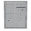 Postal Products Unlimited N1032245 4C Standard Mailbox - 9 Door 2 Parcel Lockers