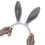 TOPTIE Easter Bunny Ears Headband with Bow Tie & Rabbit Tail for Adults & Kids, Halloween Party Cosplay Costume Accessory