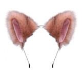 TOPTIE Animal Ear Headband Role Play Supplies, Cosplay Cat Headwear for Comic Show Halloween Party