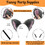 TOPTIE Animal Ear Headband Role Play Supplies, Cosplay Cat Headwear for Comic Show Christmas Party