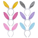 TOPTIE 6 PCS Easter Bunny Ears Headbands for Adults & Kids, Rabbit Ear Hair Band for Christmas, Dress Up Costume Accessory