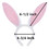 TOPTIE 6 PCS Halloween Easter Bunny Ears Headbands for Adults & Kids, Rabbit Ear Hair Band, Dress Up Costume Accessory