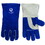 Armour Guard AG1250L Premium blue Side split Cowhide 14" Stick welding glove, Size L, Price/6 Pairs