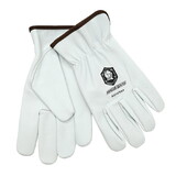 Armour Guard Pearl White Top Grain Goatskin Drivers Glove ANSI A4 Cut