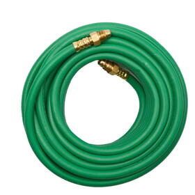 Blue Star HSIARGON12G Green Argon Hose 1/4" X 12 Ft. With Fittings