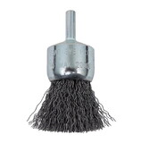 Sand Star SS1CC1 1 End Brush, Crimped, .014 Carbon, 1 Trim, 1/4 Stem, 20000 Max RPM