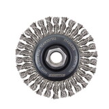 Sand Star SS6WS1SS 6 Stringer Bead, 48 Knots, .020 Stainless Steel , 5/8-11 Trim, 5/16 Face, 5/8-11 Nut, Msfs 12,000 RPM