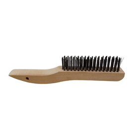 Sand Star 4 X 16 Carbon Steel Scratch Brush, Shoe Handled