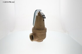 Conbraco Industries 10-616-10 1 1/4" Female NPT Inlet X 1 1/2" Female NPT Outlet, Set at 50 PSI, 3,969,000 BTU Capacity, Hot Water High Capacity Pressure Relief Valve