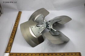 Reznor 195649 16" Diameter, 28 degree Pitch, 4 Blade, CCW Rotation, 1/2" Bore, Fan Blade