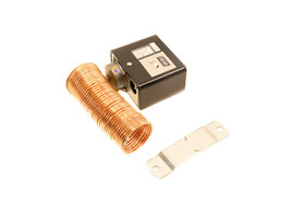 Johnson Controls A70HA-14 Temperature Control, 120-240 Vac, Single Pole, Open Low, 20' Capillary Length, 1/2" Conduit Opening, Lockout with Manual Reset, For Refrigeration and Heating