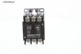 Cutler Hammer-Eaton C25DNJ350A Electrical, Contactor, 110/120Vac 50/60Hz Coil Voltage, 3 Pole, 50 Amps, Open Type Enclosure, Non-Reversing Definite Purpose Contactor with Metal Mounting Plate