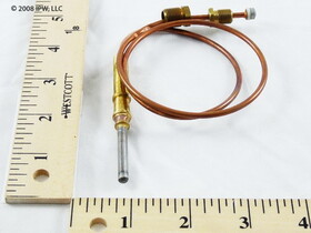 BASO Gas Products K16BA-24 Thermocouple, 25-35 mV Open Circuit mV Range, 24 " Length, Used in Standing Pilot Ignition Systems