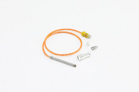 BASO Gas Products K19AT-18 Thermocouple, Super Slim Jim Universal Replacement, Spring Clip, 25-35 mV Open Circuit mV Range, 18 " Length, Used in Standing Pilot Ignition Systems