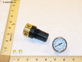 Parker Watts Fluid Air R364-02CG 0-125#Out,1/4"Reg W/Gage