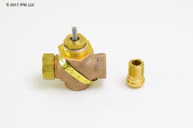 Schneider Electric (Barber Colman) VB-7211-0-4-4 Valve,Globe, 1/2", NPT x Union, 4.4 Cv Two-way Equal Percentage Flow Bronze Body with Brass Trim, Stem Up Open