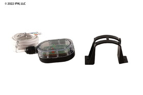 Dwyer Instruments WD3-LP-D2 Water Leak Detector, Line Powered, DPDT Relay, 11 to 27 Vac/DC, Adjustable Mounting Bracket, No Audible Alarm