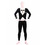 Muka Tuxedo Zentai Supersuit Halloween Costume Full Tuxedo BodySuit
