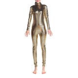 Muka Adult Unitard Bodysuit Dancewear, Fish Scales Mermaid Costume Leggings